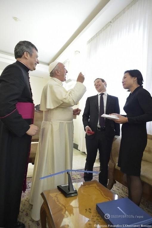 Папа Франциск встретился с Цукербергом