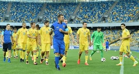 Сборная Украины провела первую тренировку под руководством Шевченко