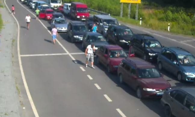 После месячного перерыва: на границе с Польшей образовались огромные пробки. Опубликованы фото