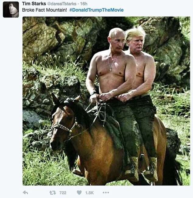 "Горбатая гора" с Путиным: едкий троллинг в адрес Трампа взорвал Twitter