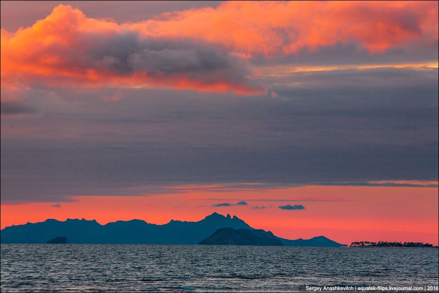 Захід сонця на Фіджі: опубліковано фото, що захоплюють дух