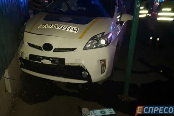 У Києві автомобіль поліції потрапив у ДТП