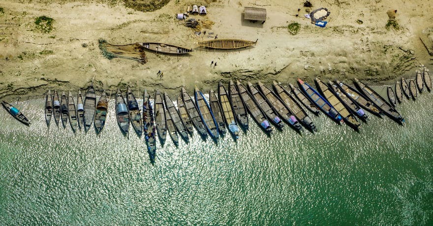 Бангладеш с высоты птичьего полёта: захватывающие дух фото