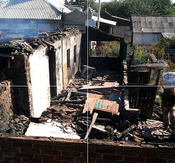 Прямое попадание: террористы разрушили жилой дом в Зайцево