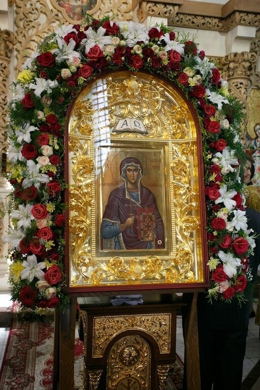 В Выдубицком монастыре почтили память равноапостольной Марии Магдалины
