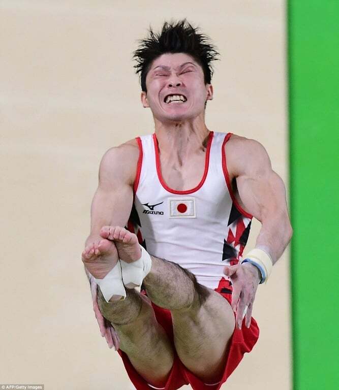 Результат на лицо: фотографы потешили болельщиков гримасами гимнастов на Олимпиаде. Забавные фото