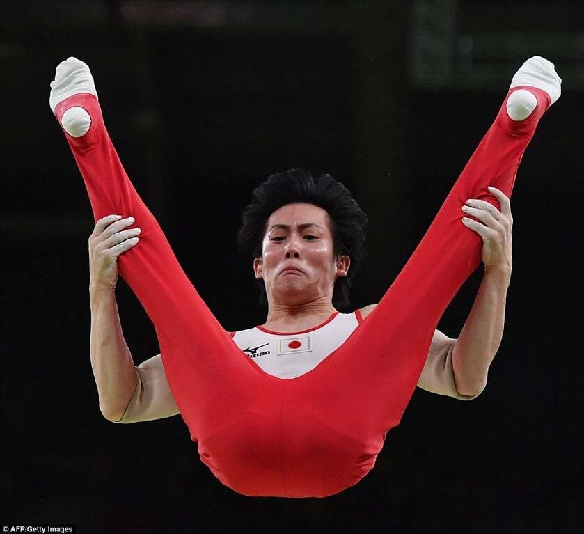 Фотографи потішили вболівальників гримасами гімнастів на Олімпіаді