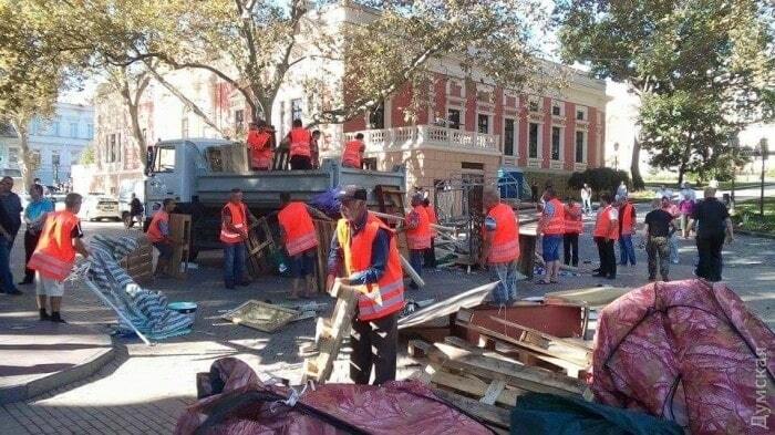 В Одесі розігнали "антитруханівський" майдан