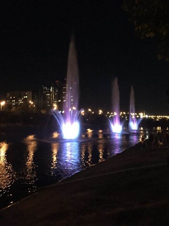 В Киеве на Русановском канале стало вдвое больше фонтанов: опубликованы фото