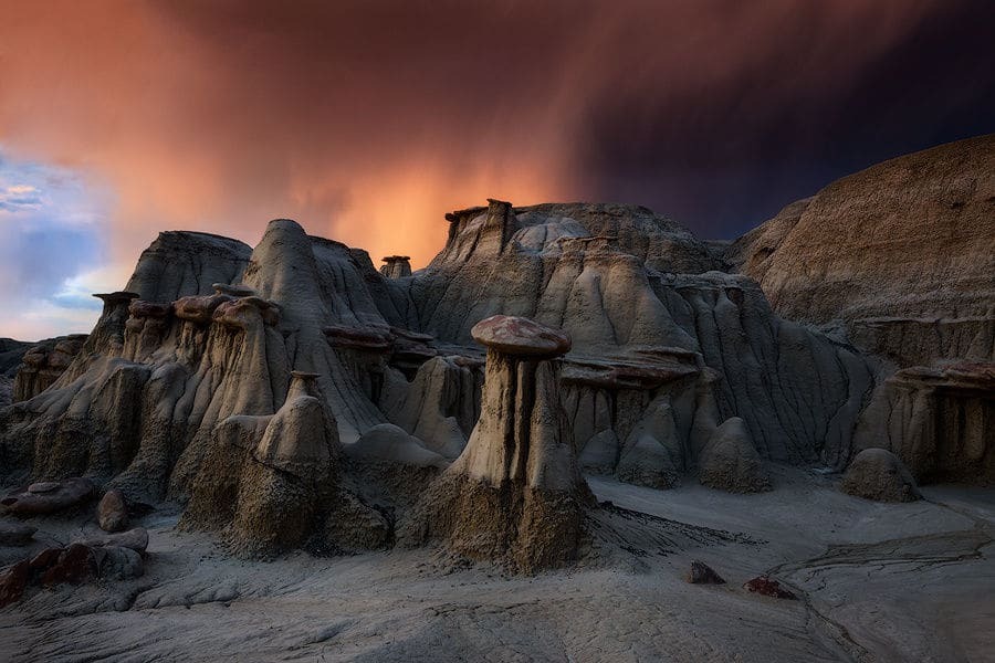 Инопланетные пейзажи пустоши Бисти: удивительное место в США