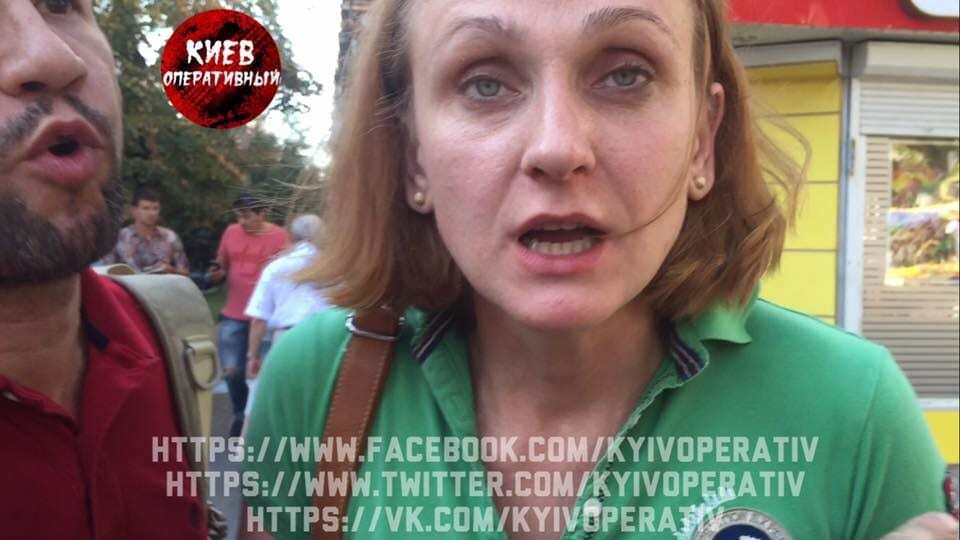 В Киеве заслуженный врач устроила пьяное ДТП с участием четырех авто: фотофакт