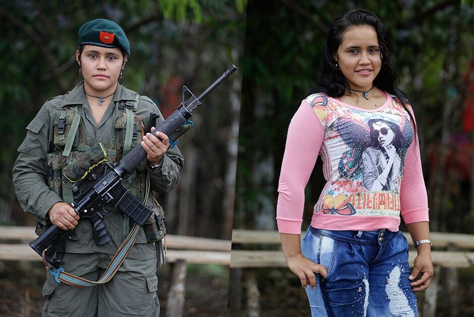 Как выглядят девушки в рядах повстанческой группировки: фоторепортаж из Колумбии