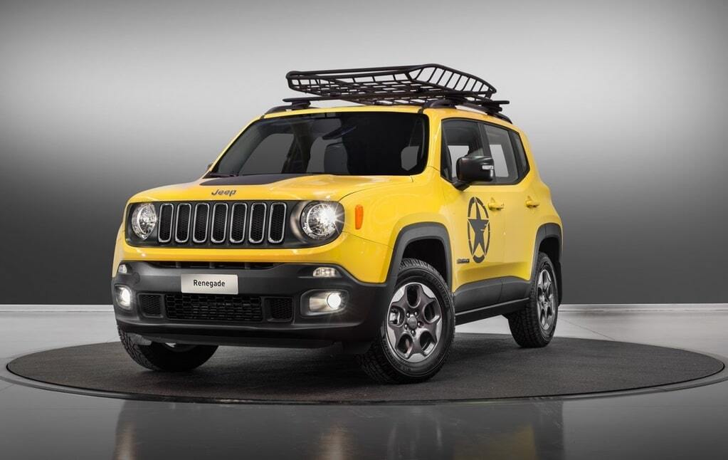 Jeep в Париже представит модифицированные вседорожники Wrangler и Renegade: фото