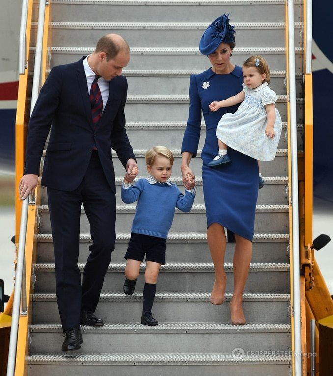 Впервые взяли детей в официальную поездку: принц Уильям с женой прибыли в Канаду