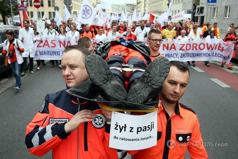 У Польщі тисячі людей вийшли на антиурядовий мітинг