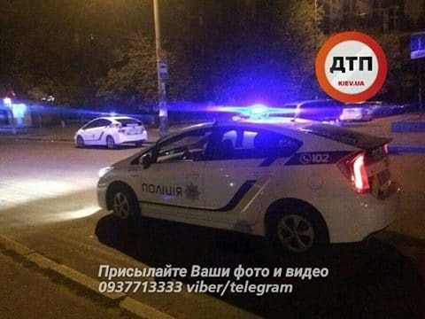 В Киеве полиция с погоней поймала пьяного водителя