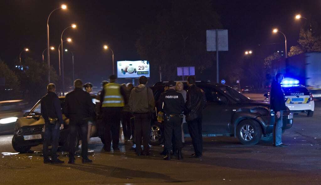 В Запорожье произошло тройное ДТП