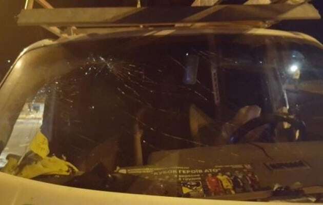 Жуткое ДТП под Киевом: грузовик столкнулся с микроавтобусом