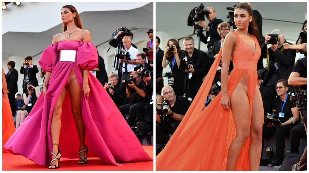 На фестивалі у Венеції моделі з'явилися у відвертих сукнях без білизни