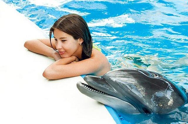 Исполнила мечту: Кети Топурия отметила 30-летие в дельфинарии