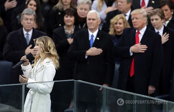 Этническая украинка спела гимн на самой важной церемонии США