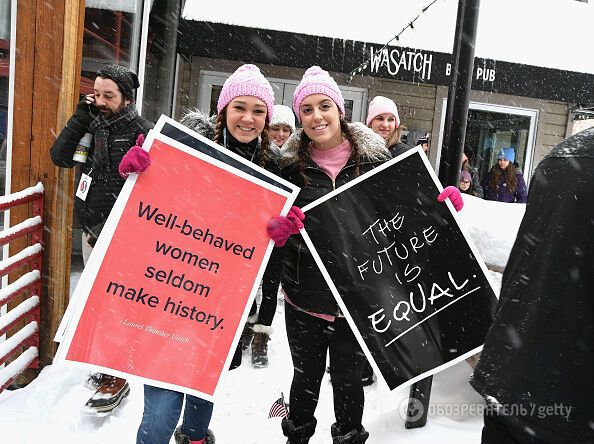 "Не суй свои руки в наши трусы!" По всему миру прошли женские марши против Трампа