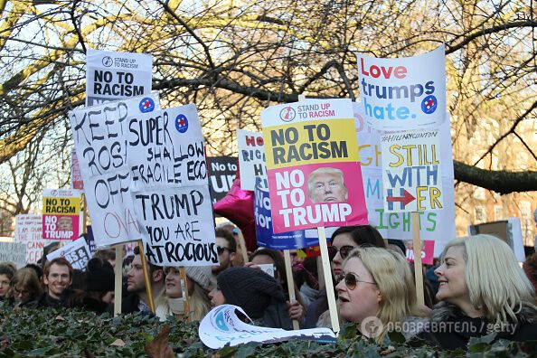 "Не сунь свої руки у наші труси!" По всьому світу пройшли жіночі марші проти Трампа