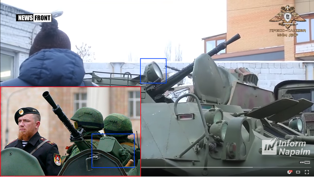 Волонтери засікли в захопленому Донецьку нові бойові машини Путіна
