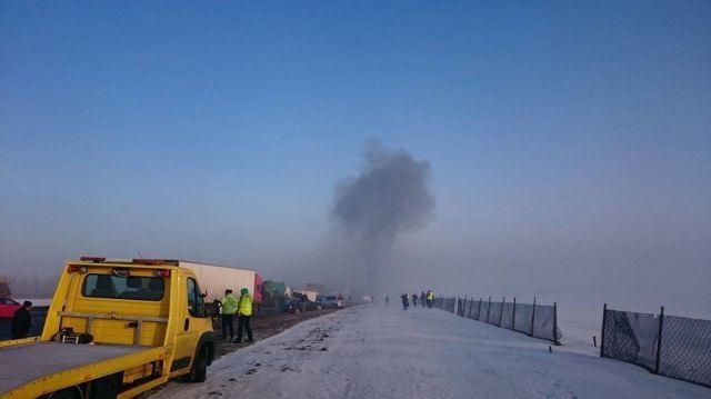 Масштабное ДТП в Польше: столкнулись более 60 автомобилей