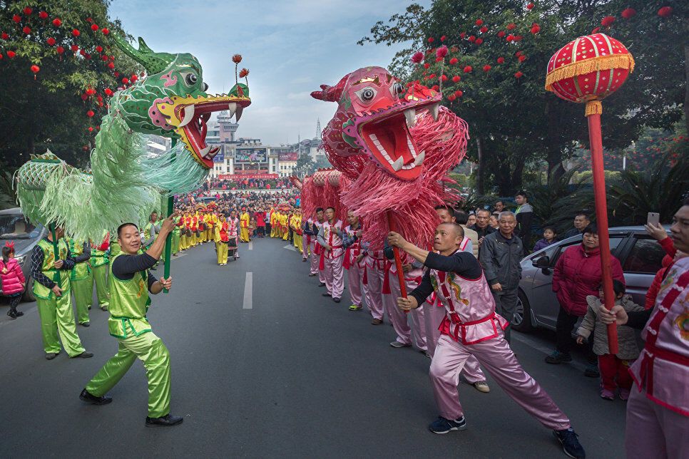 Как в Азии отметили китайский Новый год: появились яркие фото