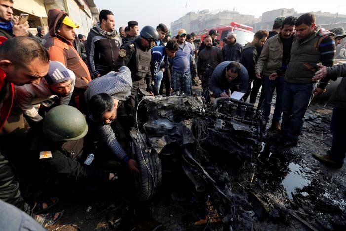 Другий теракт за день: опубліковані фото ще одного вибуху в Багдаді