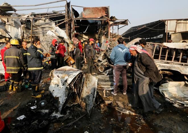 Другий теракт за день: опубліковані фото ще одного вибуху в Багдаді