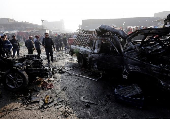 Второй теракт за день: опубликованы фото еще одного взрыва в Багдаде