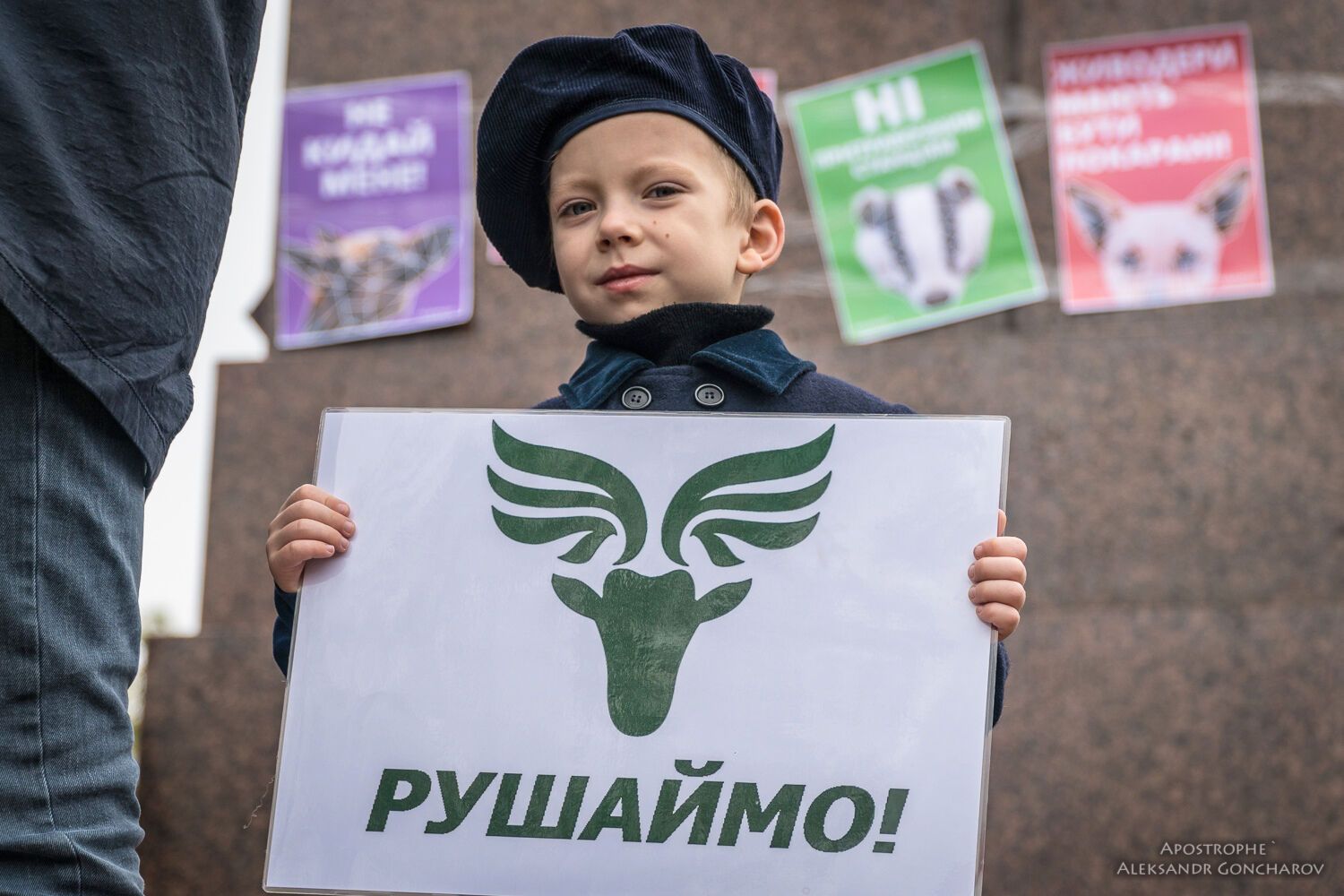 "Мене вбили твої розваги": у Києві пройшов гучний Марш за права тварин