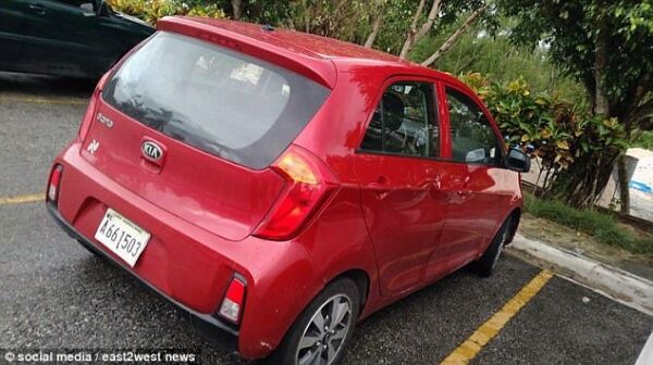 Авто, на котором украинка попала в ДТП в Доминикане