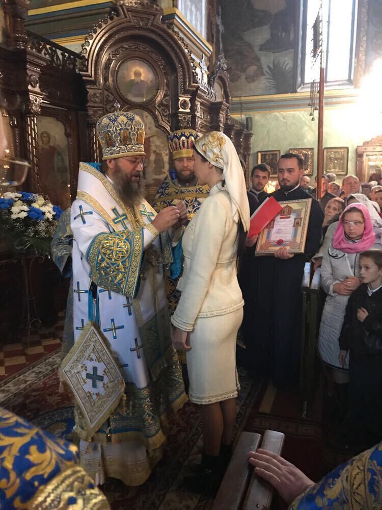 УПЦ наградила Аллу Балан орденом святой равноапостольной Княгини Ольги