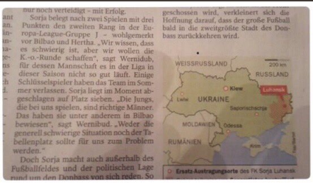 Миттєва реакція: німецька газета приписала Крим Росії