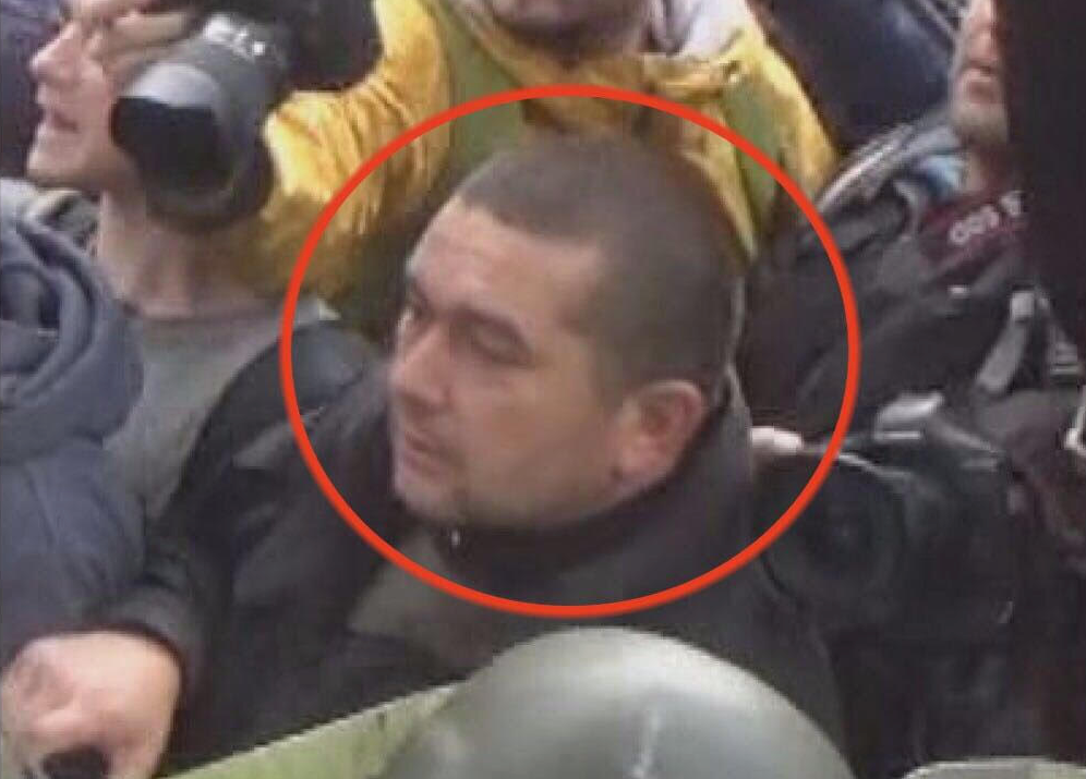 Побиття поліціянта на "Міхомайдані": стало відомо ім'я ще одного "бійця"