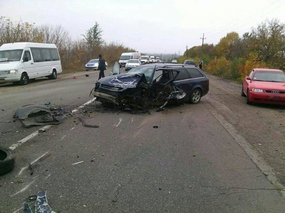 Лобовое ДТП