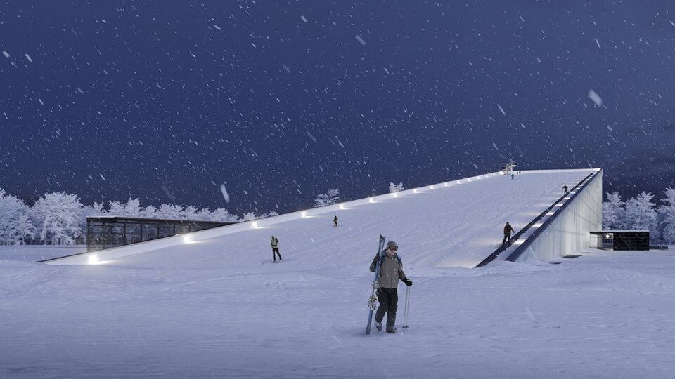 Во Львове построят крутой спорткомплекс с лыжной трассой на крыше: фотофакт