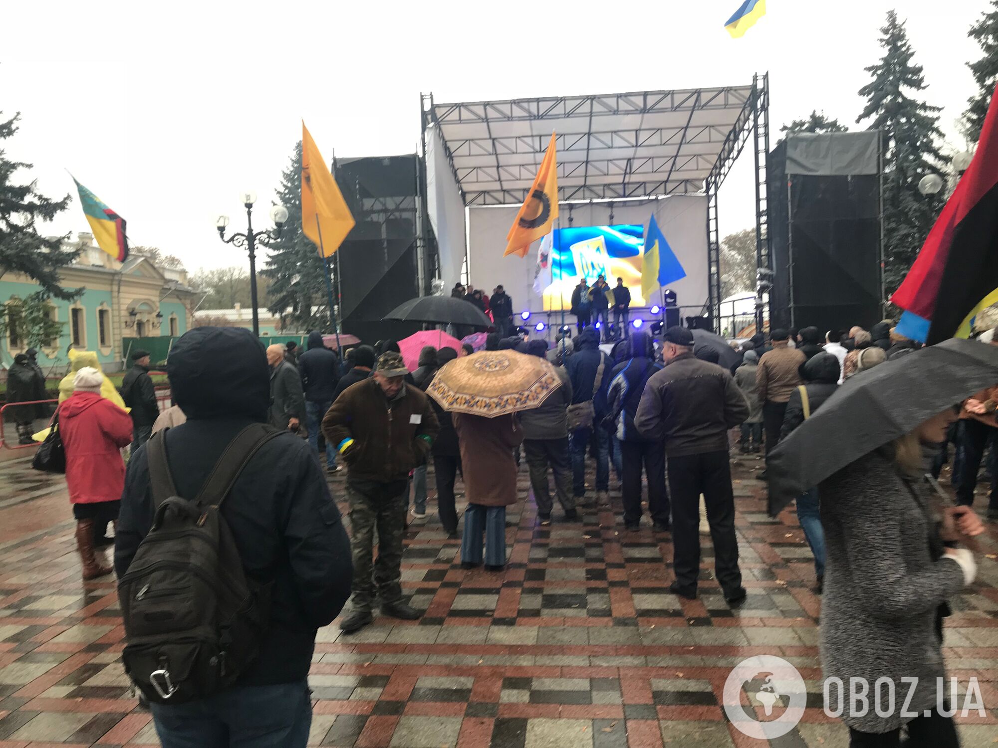 На манежі все ті ж: як пройшло віче на "Міхомайдані"