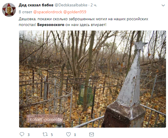 "Кінець Путіна в устах Березовського": у фото покинутої могили олігарха побачили таємний сенс