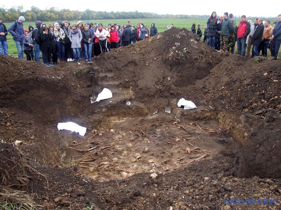 Страшна знахідка: на Тернопільщині розкопали масове поховання жертв нацистів, з'явилися фото