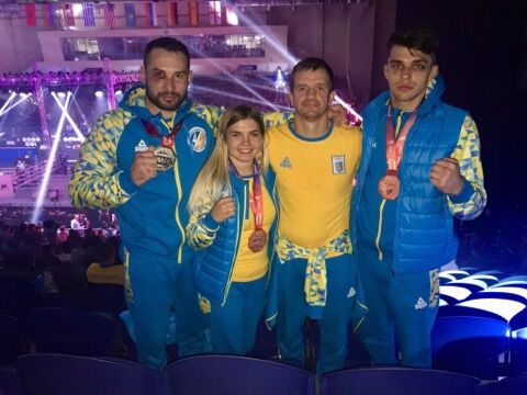 Украина взяла три медали на ЧМ по ММА в Астане