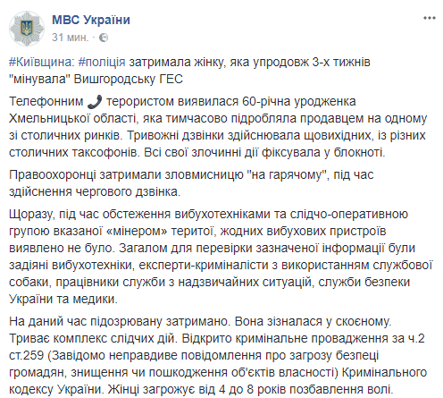 Записувала в блокнот: на Київщині затримали 60-річну терористку