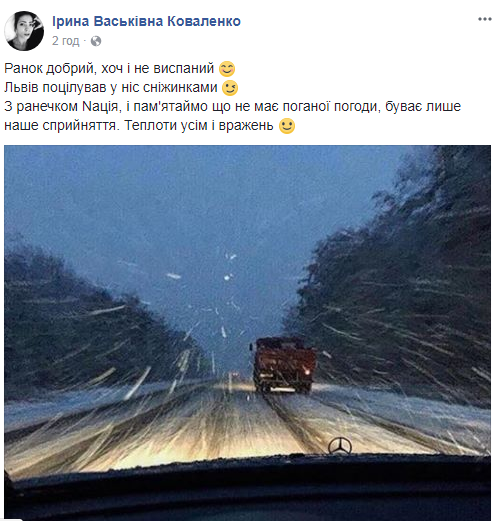 "Поцеловал снежинками": появились первые фото заснеженного Львова