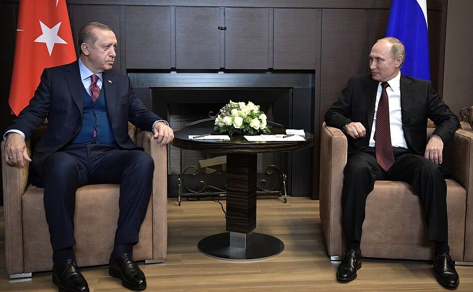 Вова, готовь спину для ножей: Путин провел встречу с Эрдоганом. Появились фото 