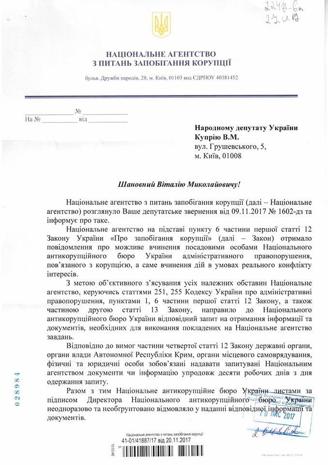 Тривожний дзвінок для Ситника: в скандалі з главою НАБУ намітився новий поворот