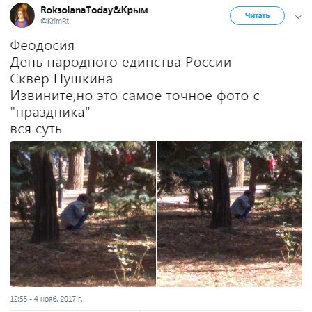 Вся суть на фото: как оккупанты отпраздновали День народного единства