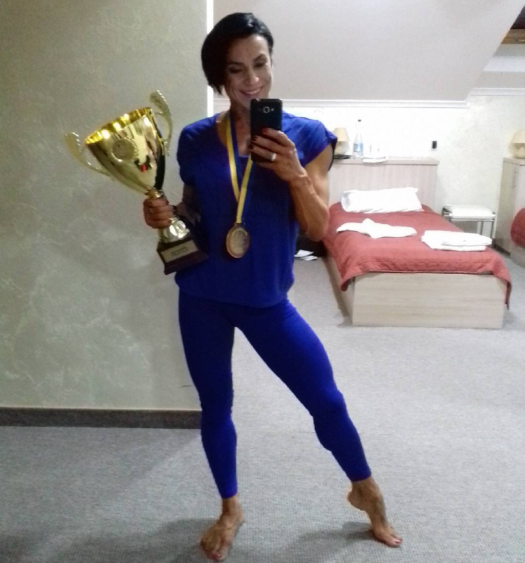 Украинская фитнес-чемпионка восхитила сеть потрясающей трансформацией
